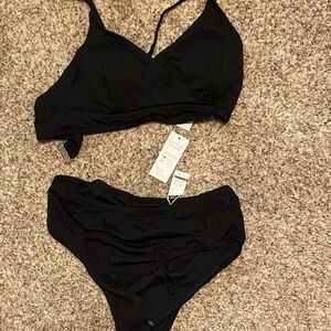 Cupshe Black Bikini Set